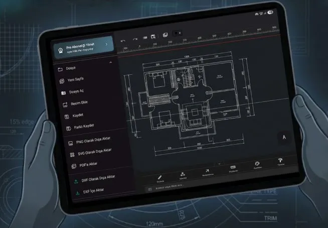 TamgamCAD Çizim Ekranı