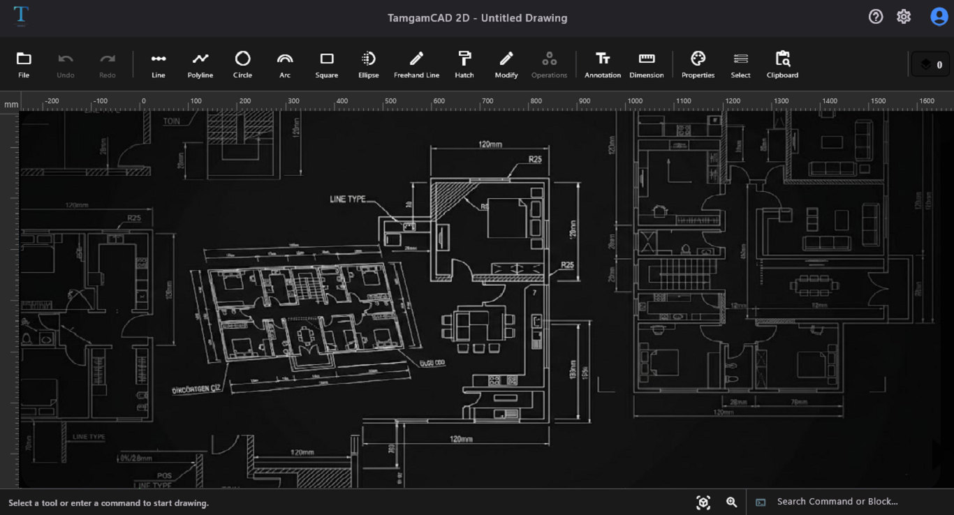 Kapsamlı 2D CAD Teknik Çizim